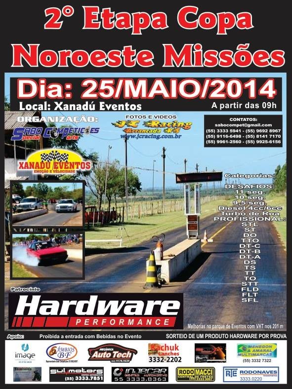 2ª Etapa Copa Noroeste Missões - 2014