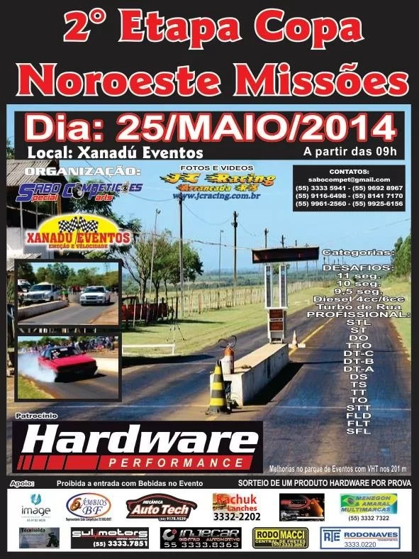 2ª Etapa Copa Noroeste Missões - 2014