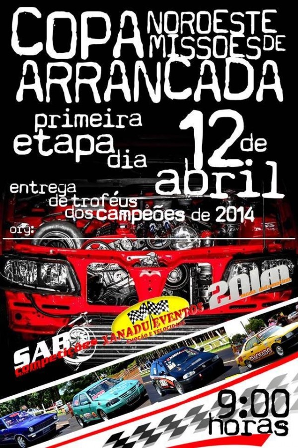 1ª Etapa Copa Noroeste Missões - 2015