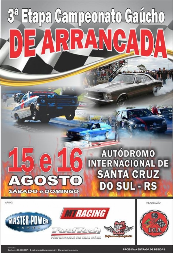 3ª Etapa Campeonato Gaúcho de Arrancada 2015