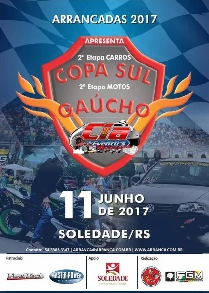 2ª Etapa Copa Sul e 2ª Etapa Gaúcho de Motos 201m