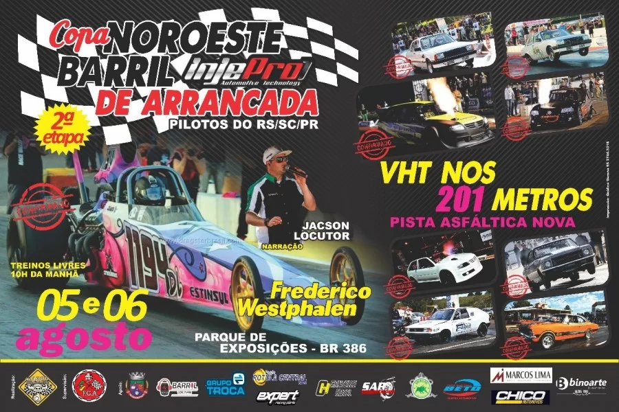 2ª Etapa Copa Noroeste Barril Injepro de Arrancada