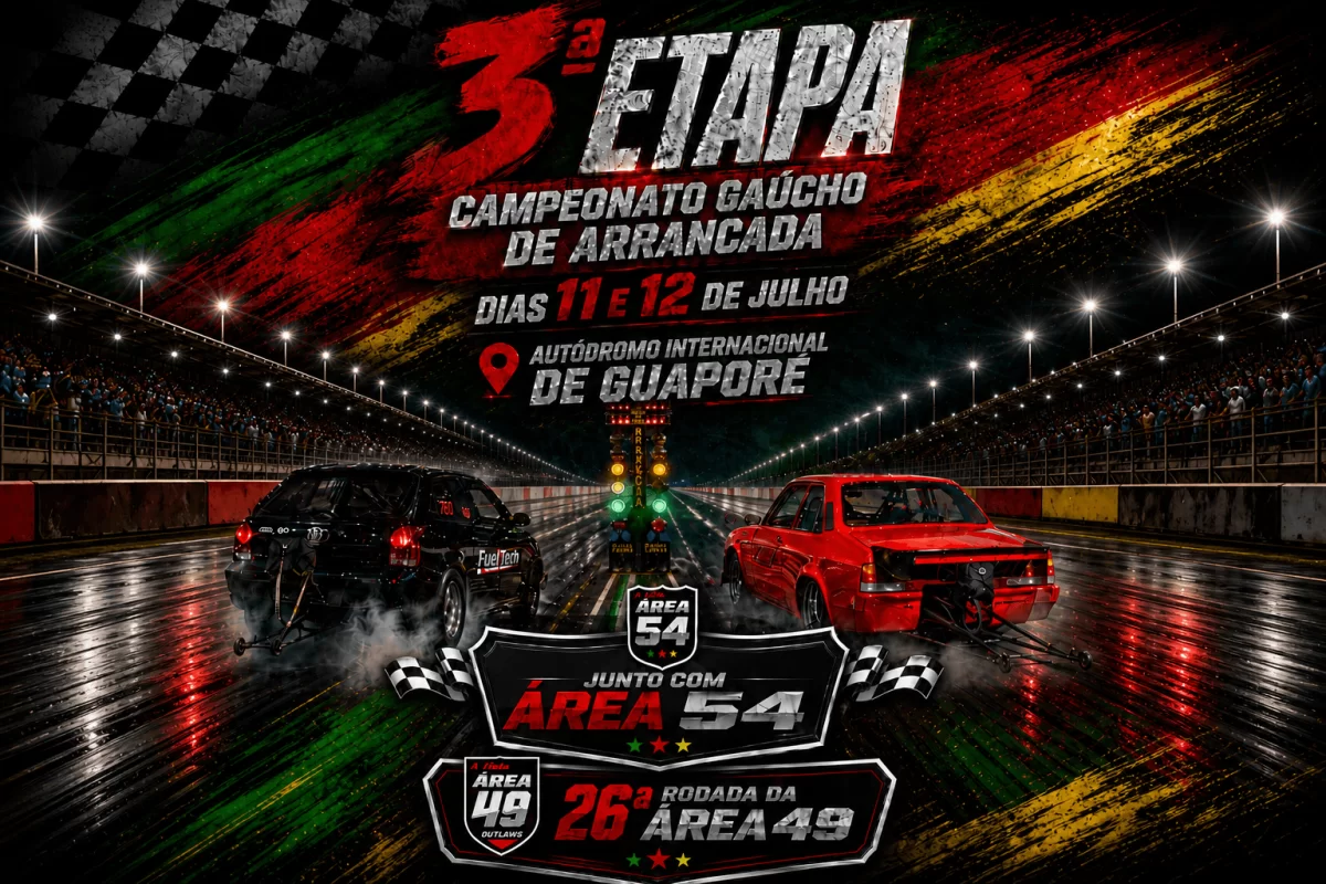 3ª Etapa Campeonato Gaúcho de Arrancada 2026