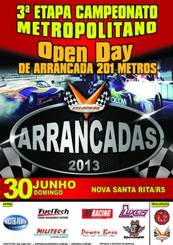 3ª Etapa Campeonato Metropolitano e Open Day de Arrancadas