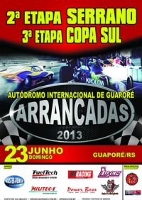 2ª Etapa Campeonato Serrano 3ª Etapa Copa Sul de Arrancadas 2013